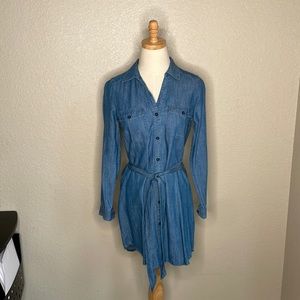 NWT Soft Joie Anthem Denim Shirtdress
